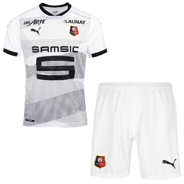 Camiseta Stade Rennais 2ª Niños 2020-2021 Blanco